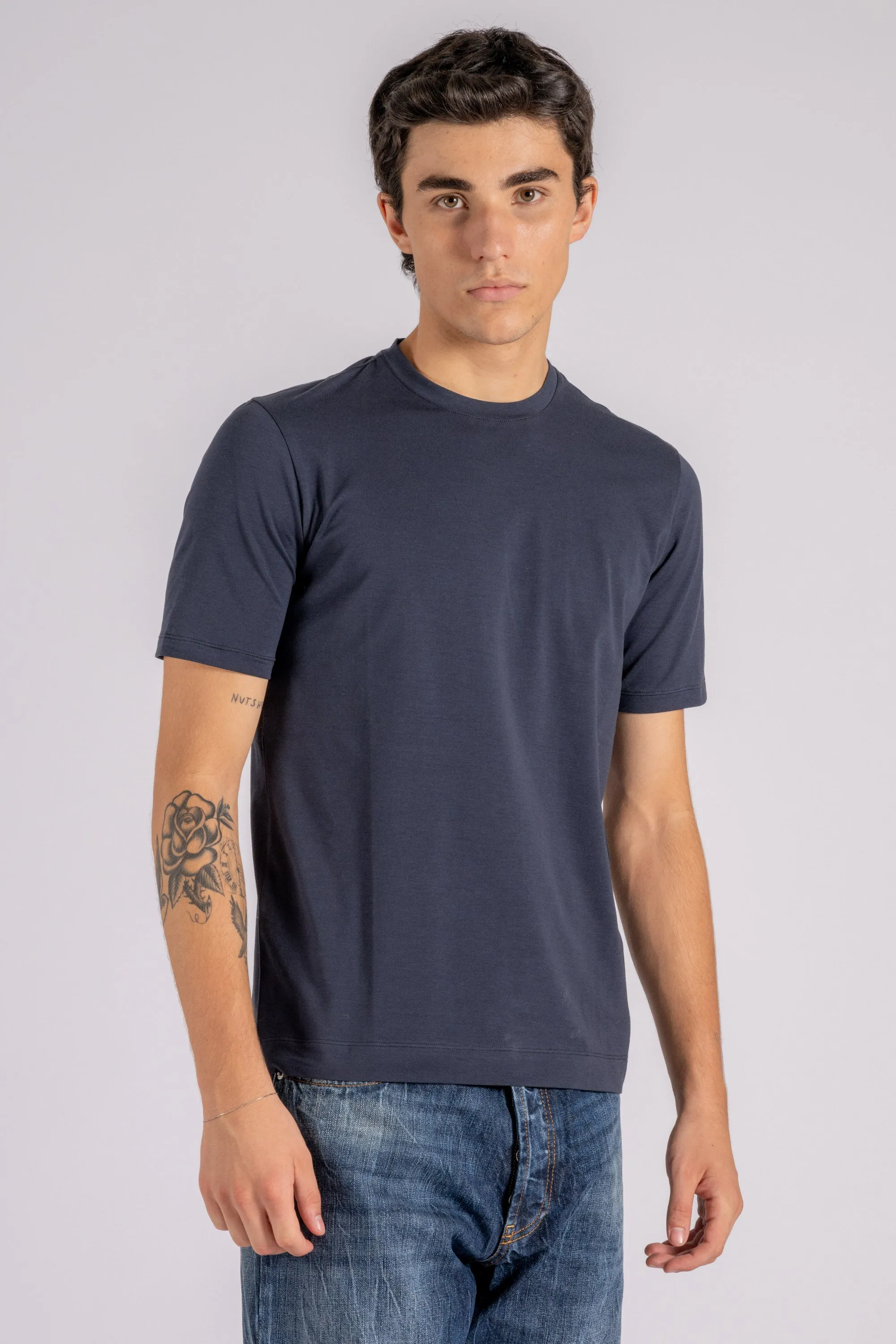 Magazzino Ricambi T-shirt Manica Corta Blu Uomo