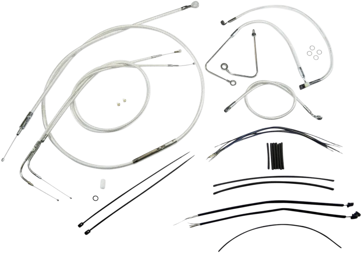 Magnum 387581 Sterling Chromite II Handlebar Installation Kit for 12-14in. Ape