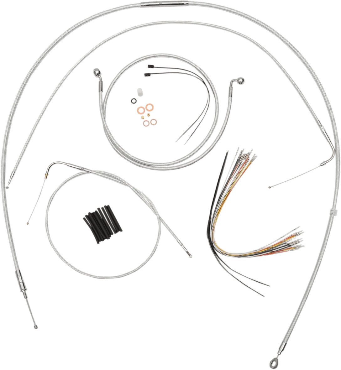 Magnum 387843 Sterling Chromite II Handlebar Installation Kit for 18-20in. Ape