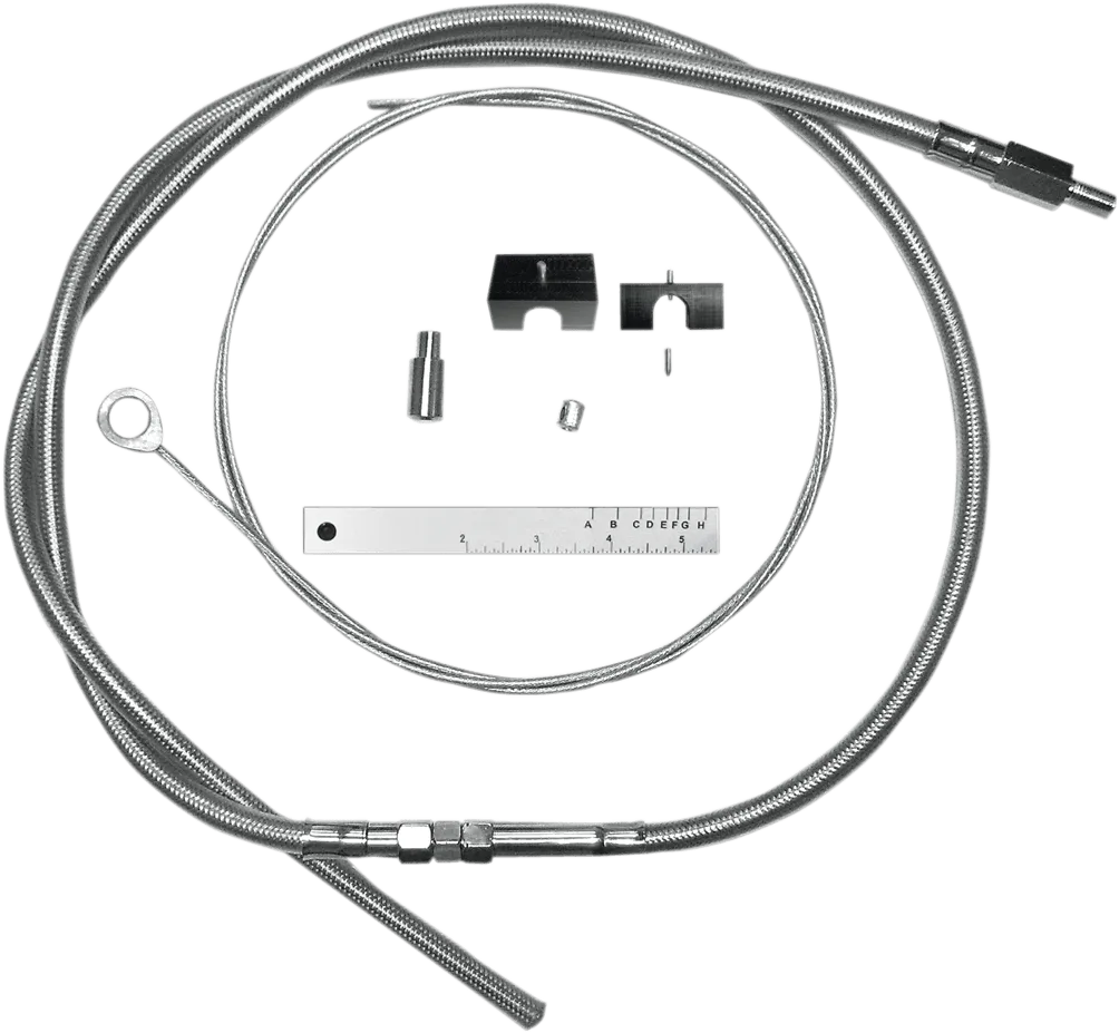 Magnum 398253 BYO Build Your Own Clutch Cable Kit - Stainless Steel