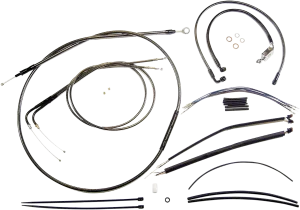 Magnum 487141 Black Pearl Handlebar Installation Kit for 12-14in. Ape