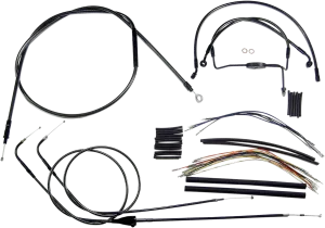 Magnum 487912 Black Pearl Handlebar Installation Kit for 15-17in. Ape
