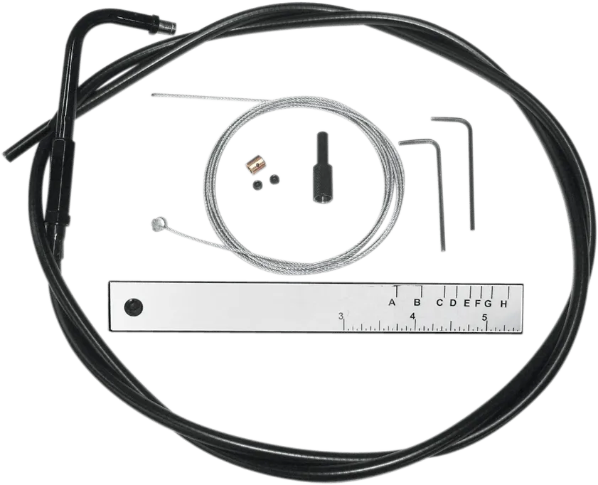 Magnum 494639 BYO Build Your Own Throttle/Idle Cable Kit - Black Vinyl