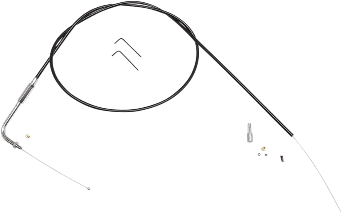 Magnum 494639 BYO Build Your Own Throttle/Idle Cable Kit - Black Vinyl
