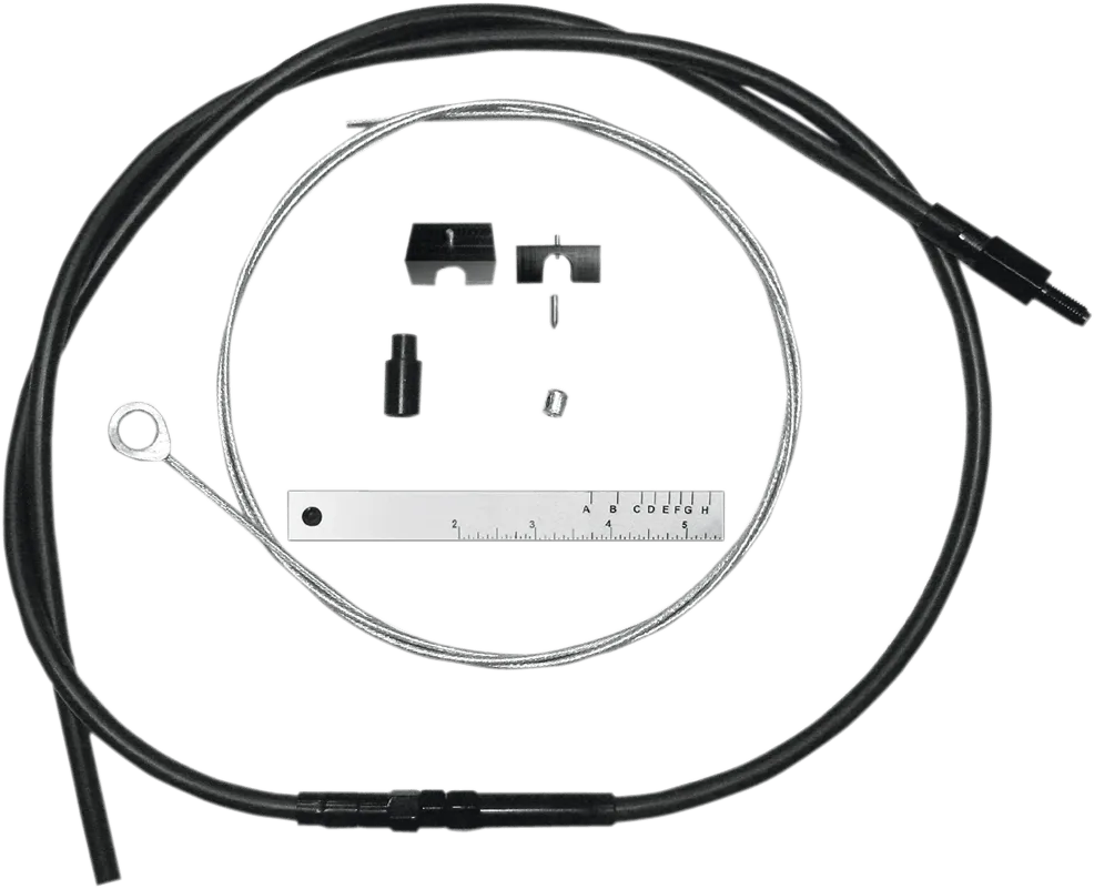 Magnum 498252 BYO Build Your Own Clutch Cable Kit - Black Vinyl