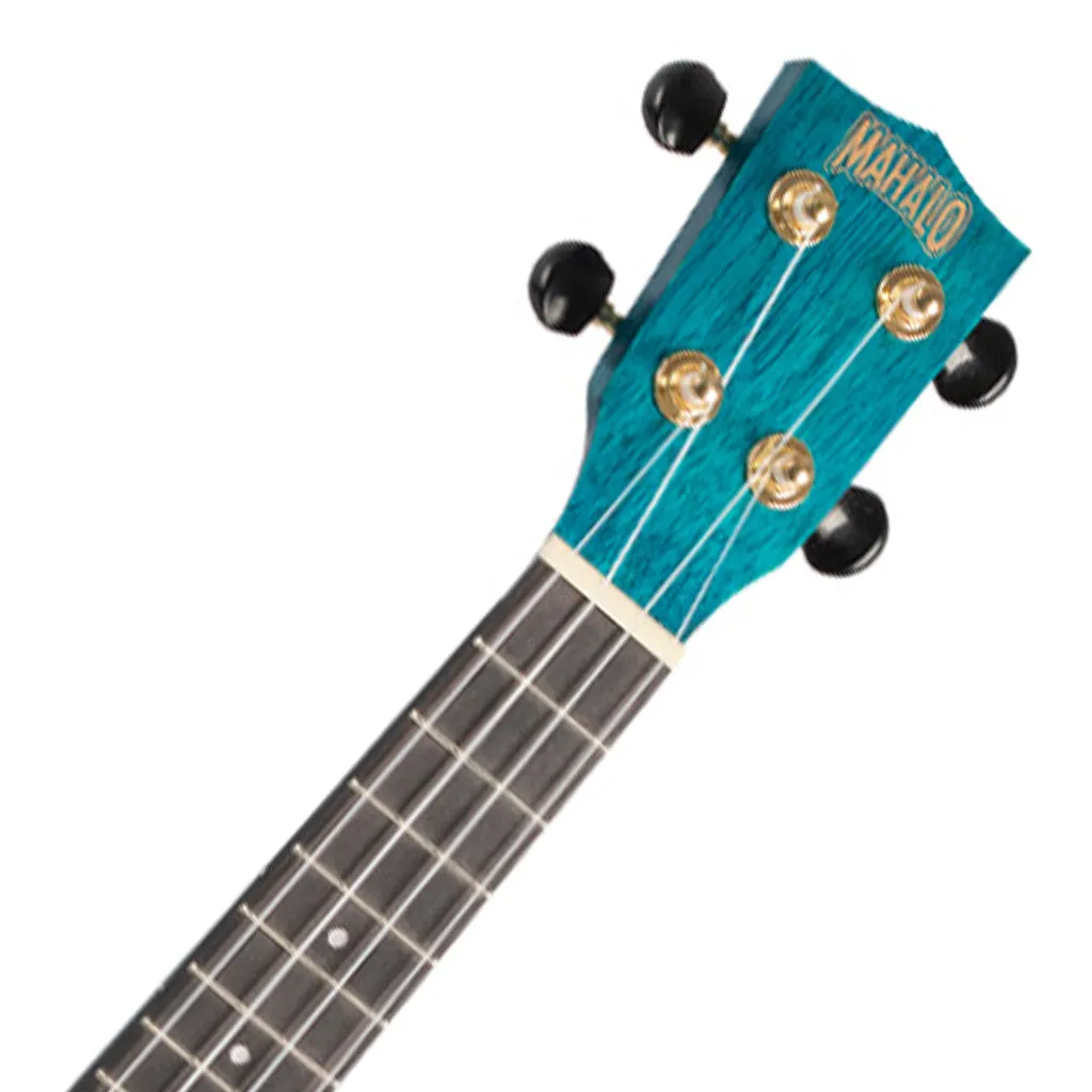 Mahalo Slim Line Soprano - Transparent Blue