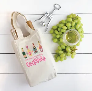 Making Spirits Bright Wine Tote
