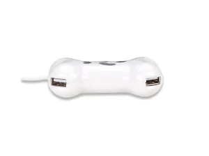 Manhattan 161503 Concentrado Hub Usb 2.0 4puertos Hueso