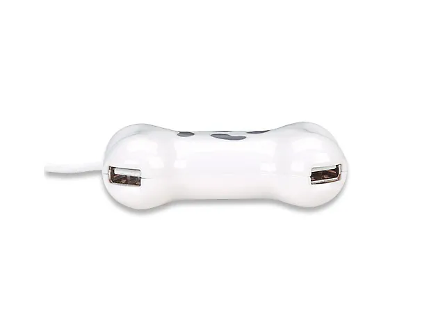 Manhattan 161503 Concentrado Hub Usb 2.0 4puertos Hueso