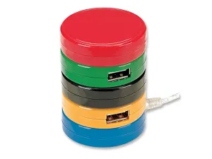 Manhattan 161527 Concentrado Hub Usb V2.0 4puertos Galletas