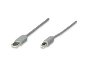 Manhattan 341028 Cable Para Dispositivos Usb A B 4.5m Gris