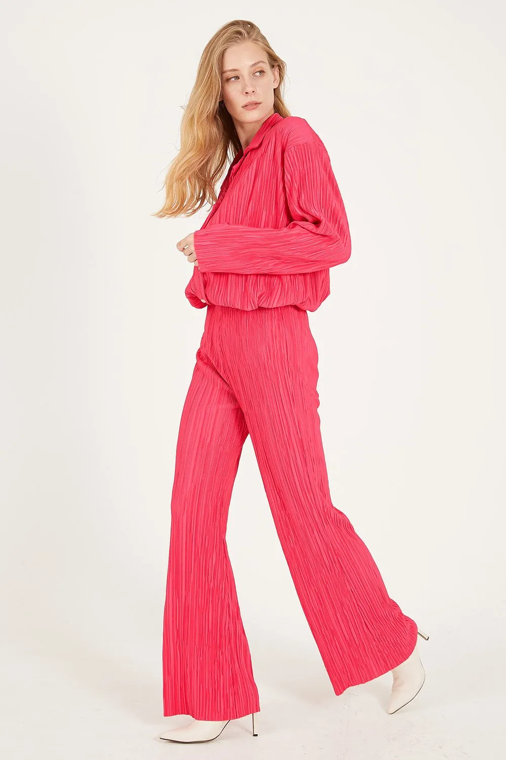 Maria Oversized Plisse Shirt