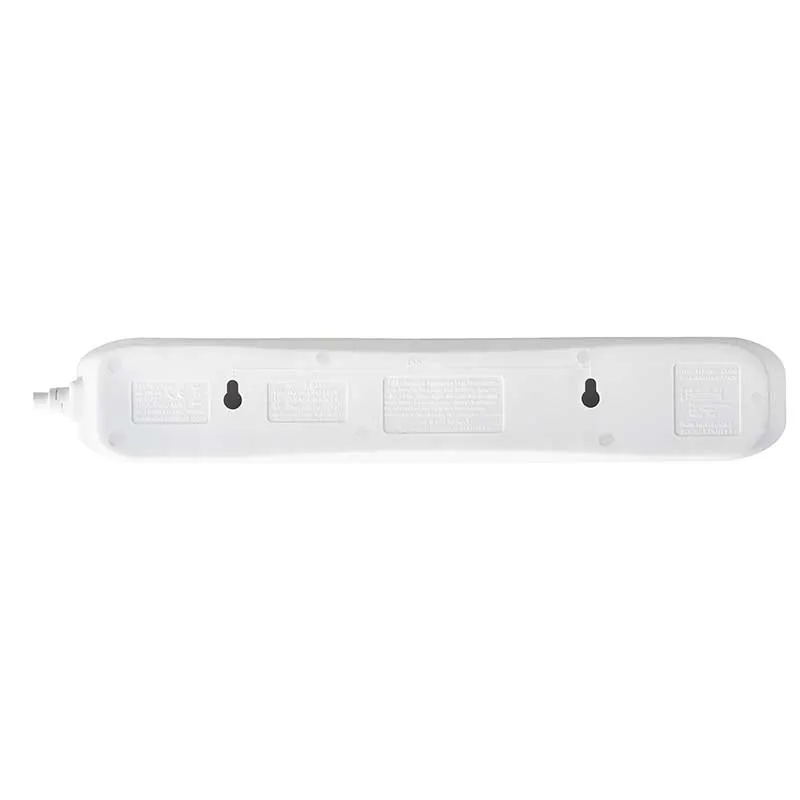 Masterplug SRGU44N 4 Socket 4m 13A Surge Extension Lead   USB White