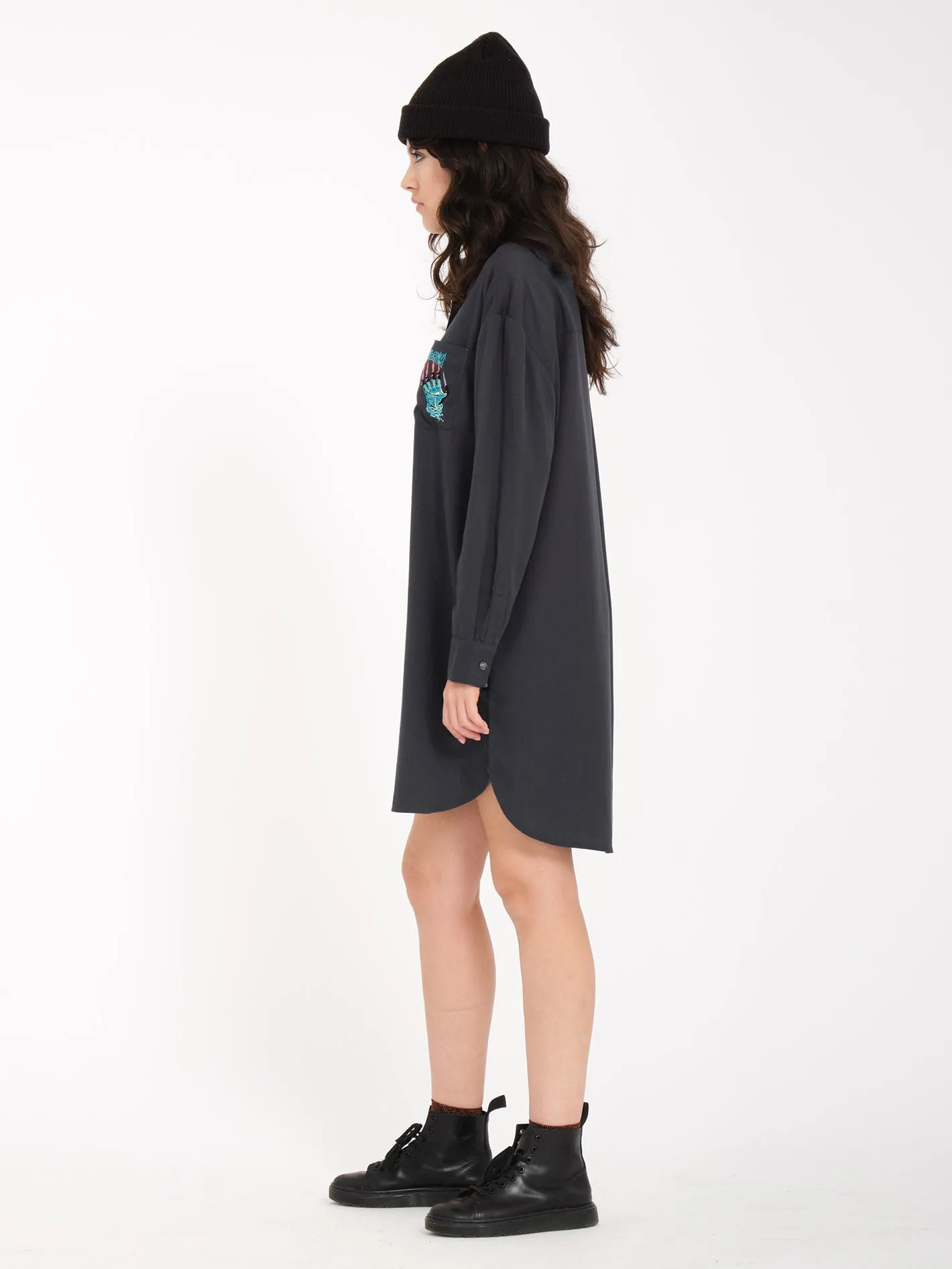 Max Sherman Kleid - HEATHER BLACK