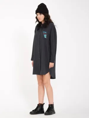 Max Sherman Kleid - HEATHER BLACK