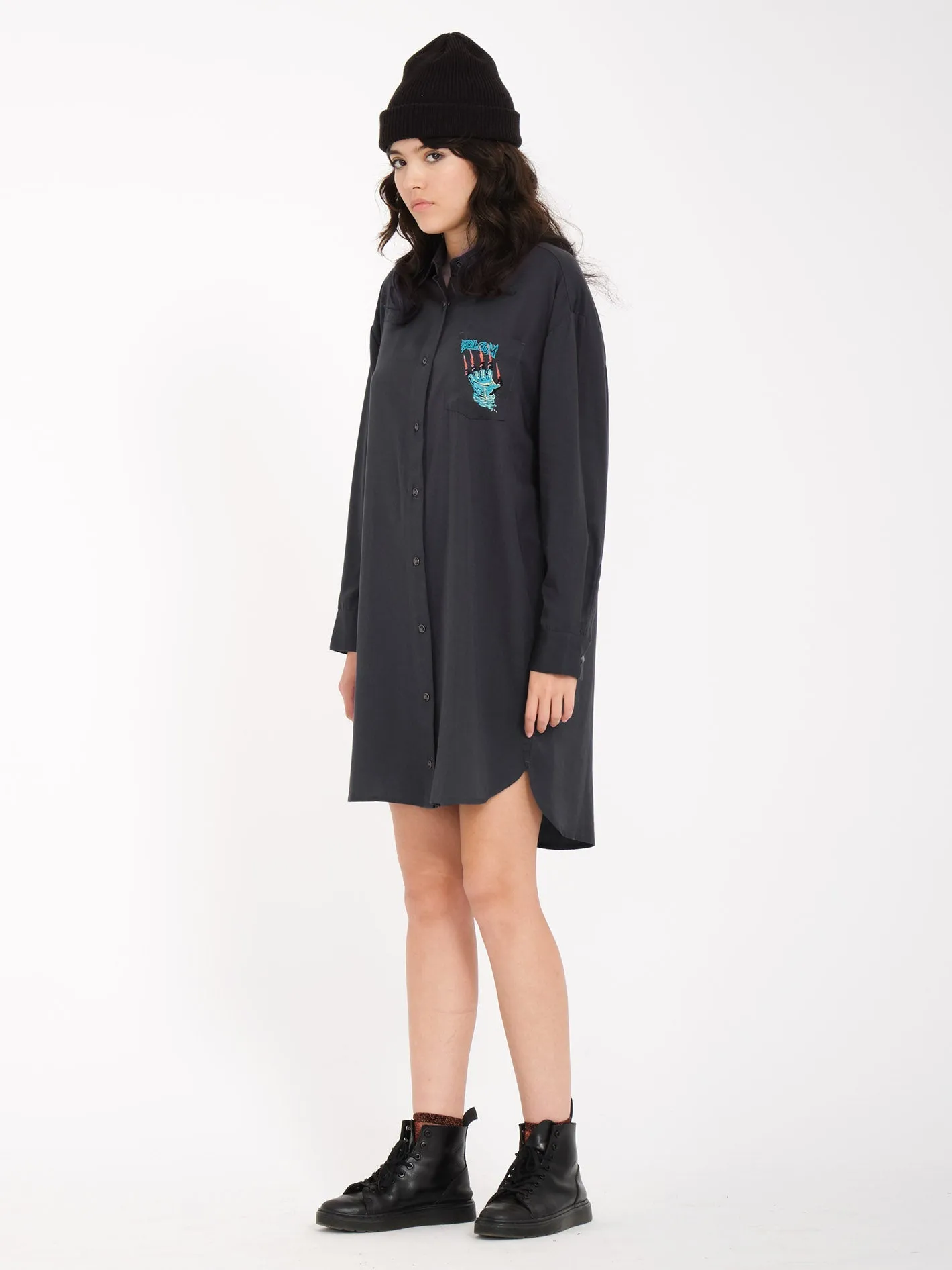 Max Sherman Kleid - HEATHER BLACK