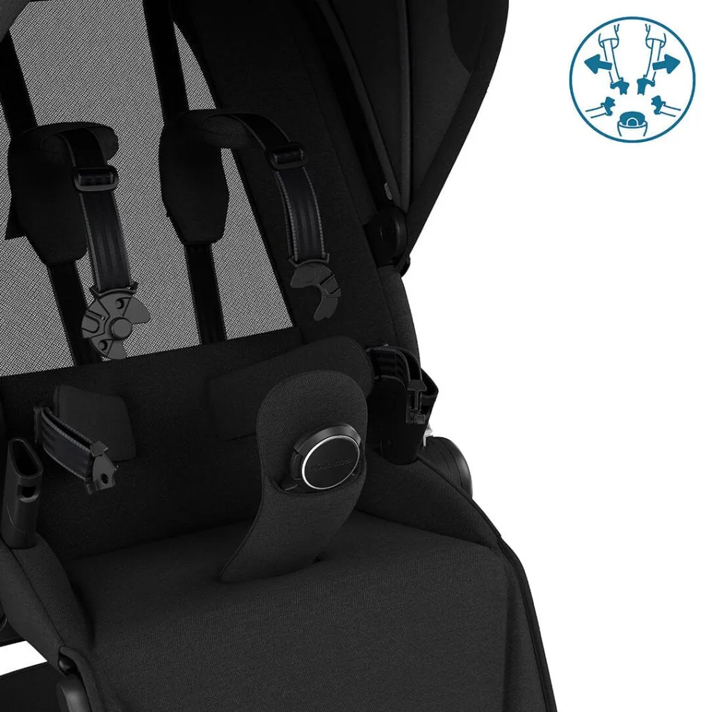 MAXI COSI FAME 10 Piece Premium Travel System with FamilyFix 360 Pro2 - Twilic Black