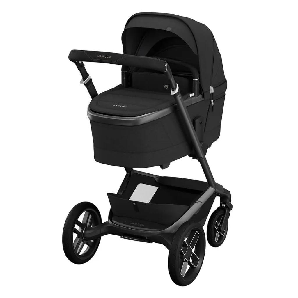 MAXI COSI FAME 10 Piece Premium Travel System with FamilyFix 360 Pro2 - Twilic Black