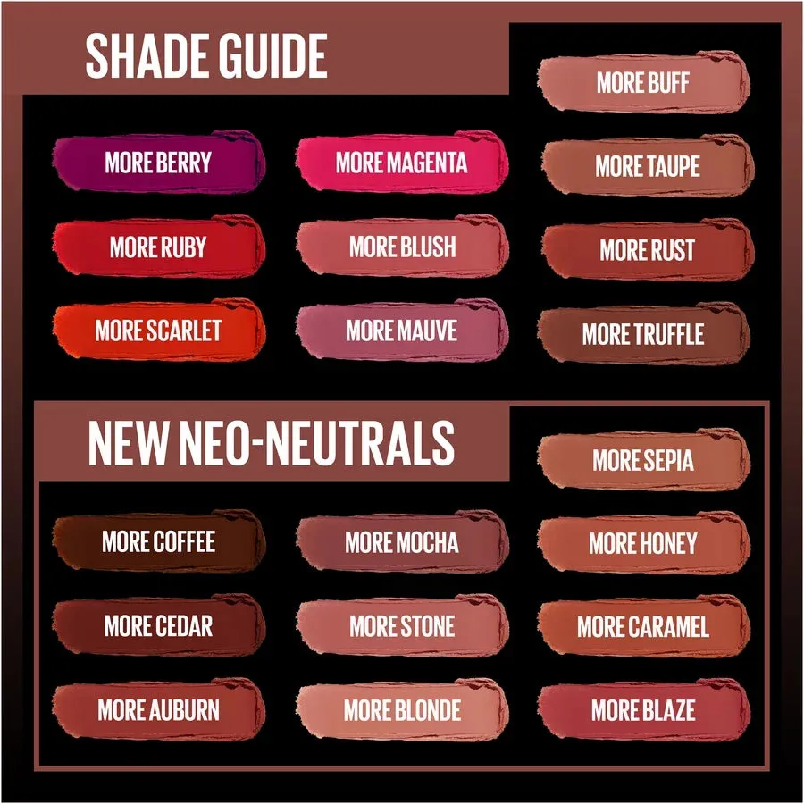 Maybelline Color Sensational Ultimatte Slim Lipstick  788- more honey