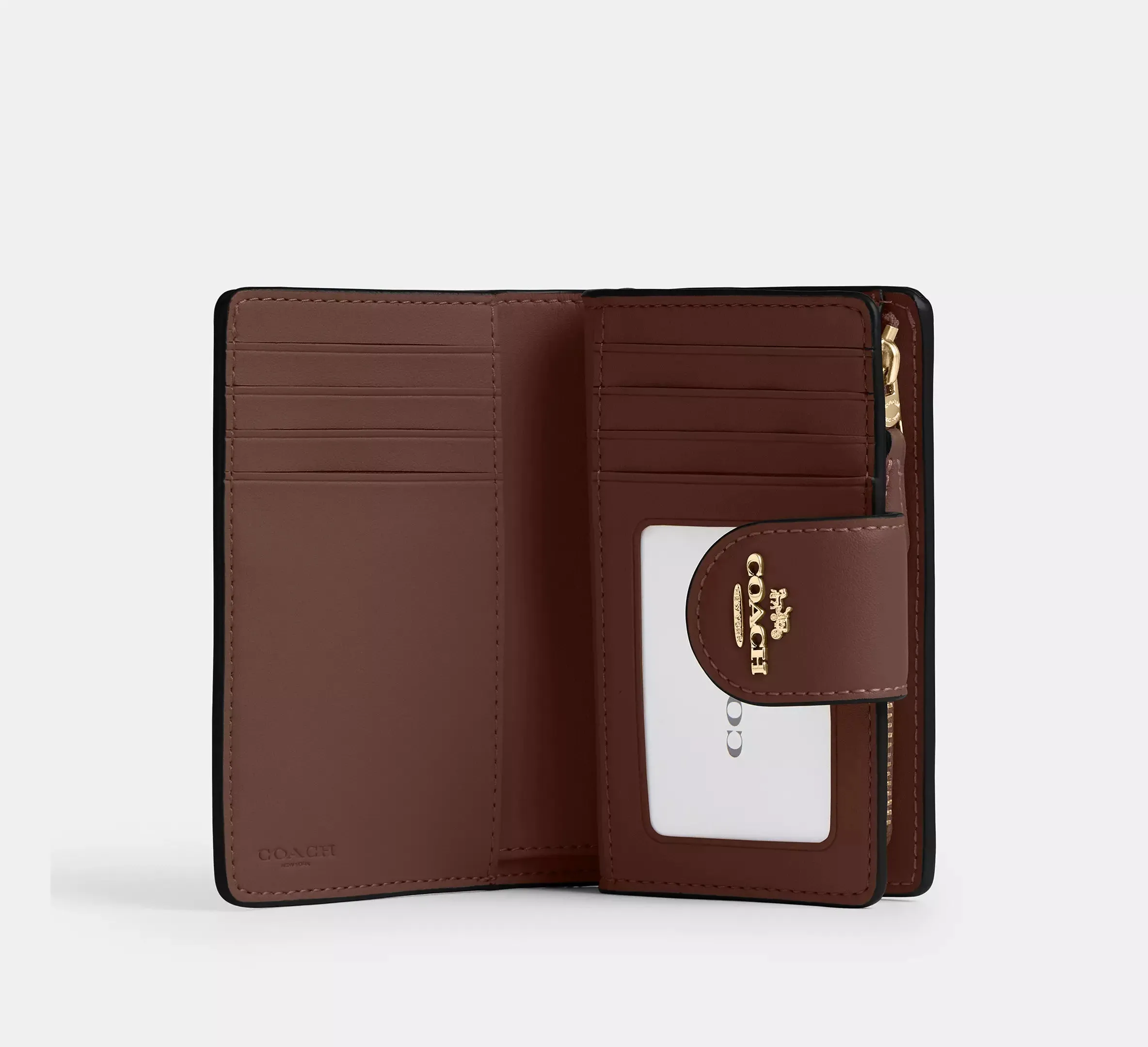 Medium Corner Zip Wallet In Signature Canvas