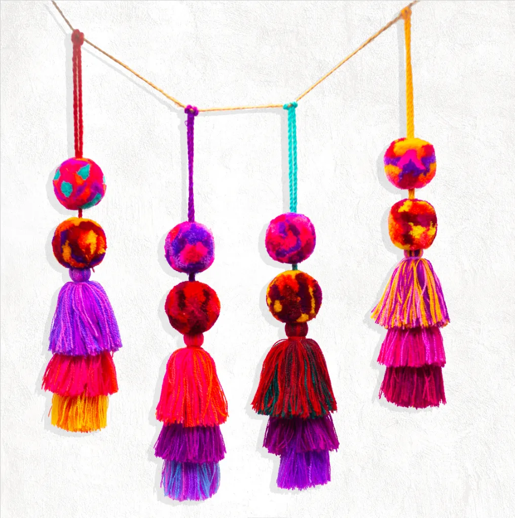 Medium Keychain Tie-Dye Flash
