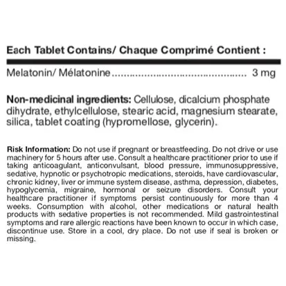 Melatonin 3mg Prolonged Release - 60 tablets