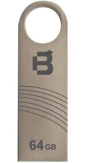Memoria Flash Usb Blackpcs Mu2106 S 64 64 Gb Metalica Plata