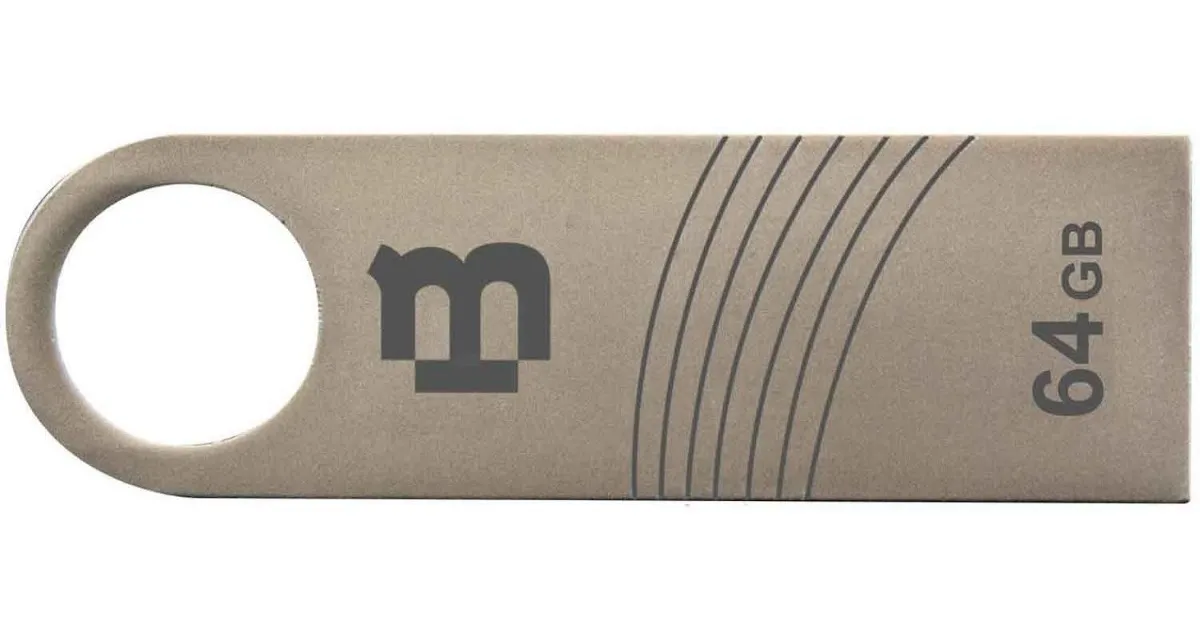Memoria Flash Usb Blackpcs Mu2106 S 64 64 Gb Metalica Plata