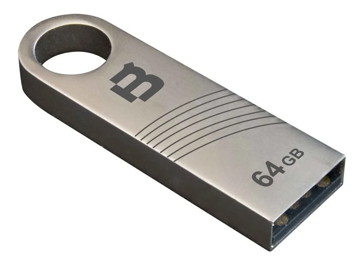 Memoria Flash Usb Blackpcs Mu2106 S 64 64 Gb Metalica Plata