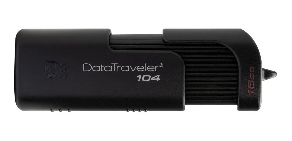 Memoria Usb 2 Kingston Dt104/16 Gb 16 Gb Datatraveler Negro