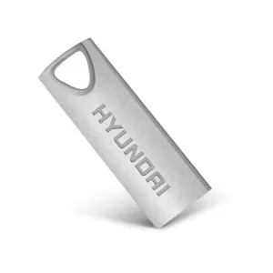 Memoria Usb 2.0 16 Gb Hyundai Bravo Deluxe Metalica Plata
