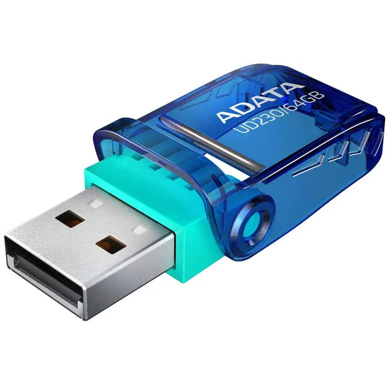 Memoria Usb Adata Ud230 64 Gb Usb 2.0 Color Azul