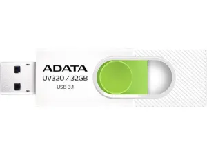 Memoria Usb Adata Uv320 32 Gb 3.1 Color Blanco Verde