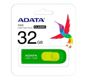 Memoria Usb Flash Adata C008 32 Gb 2.0 Color Verde