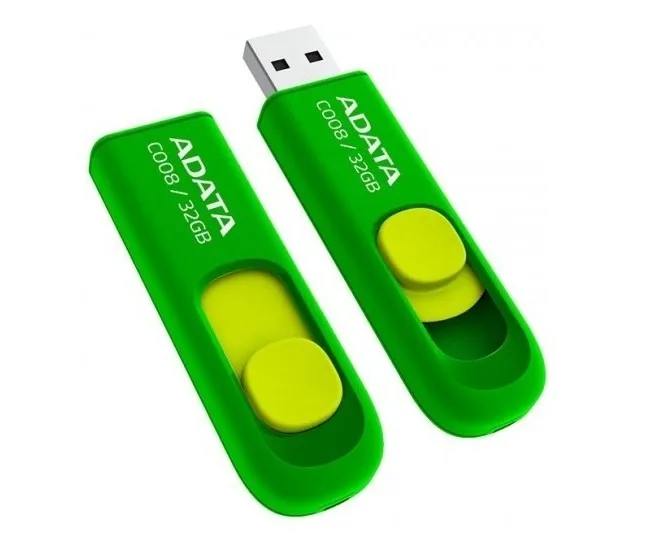 Memoria Usb Flash Adata C008 32 Gb 2.0 Color Verde