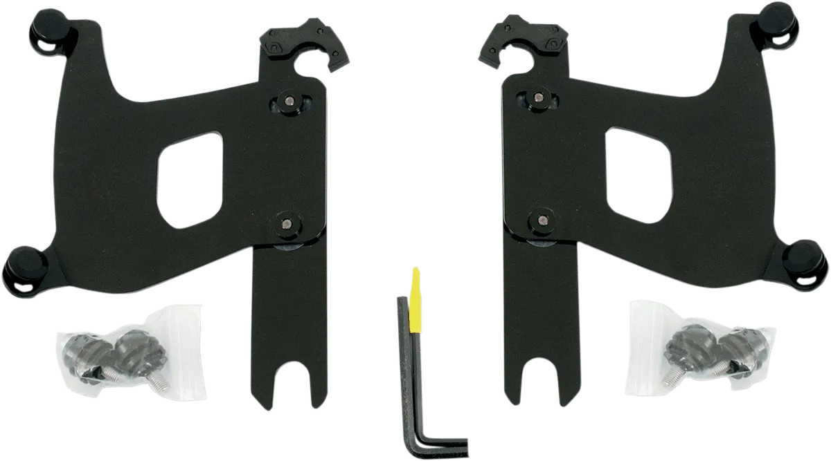 Memphis Shades MEB2049 Trigger-Lock Mount Kit for Bullet Fairing - Black