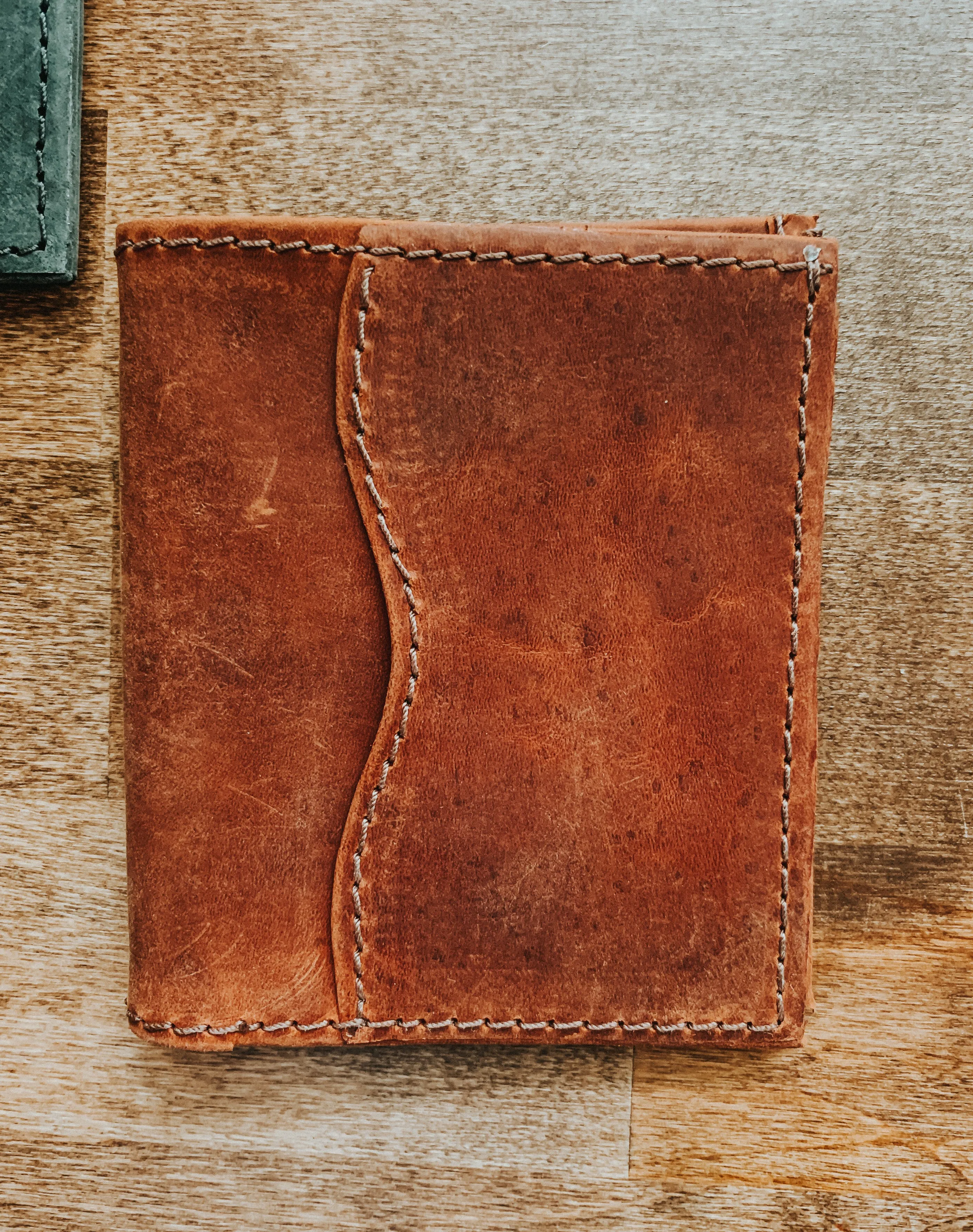 Men's Bi-Fold Wallet no license window