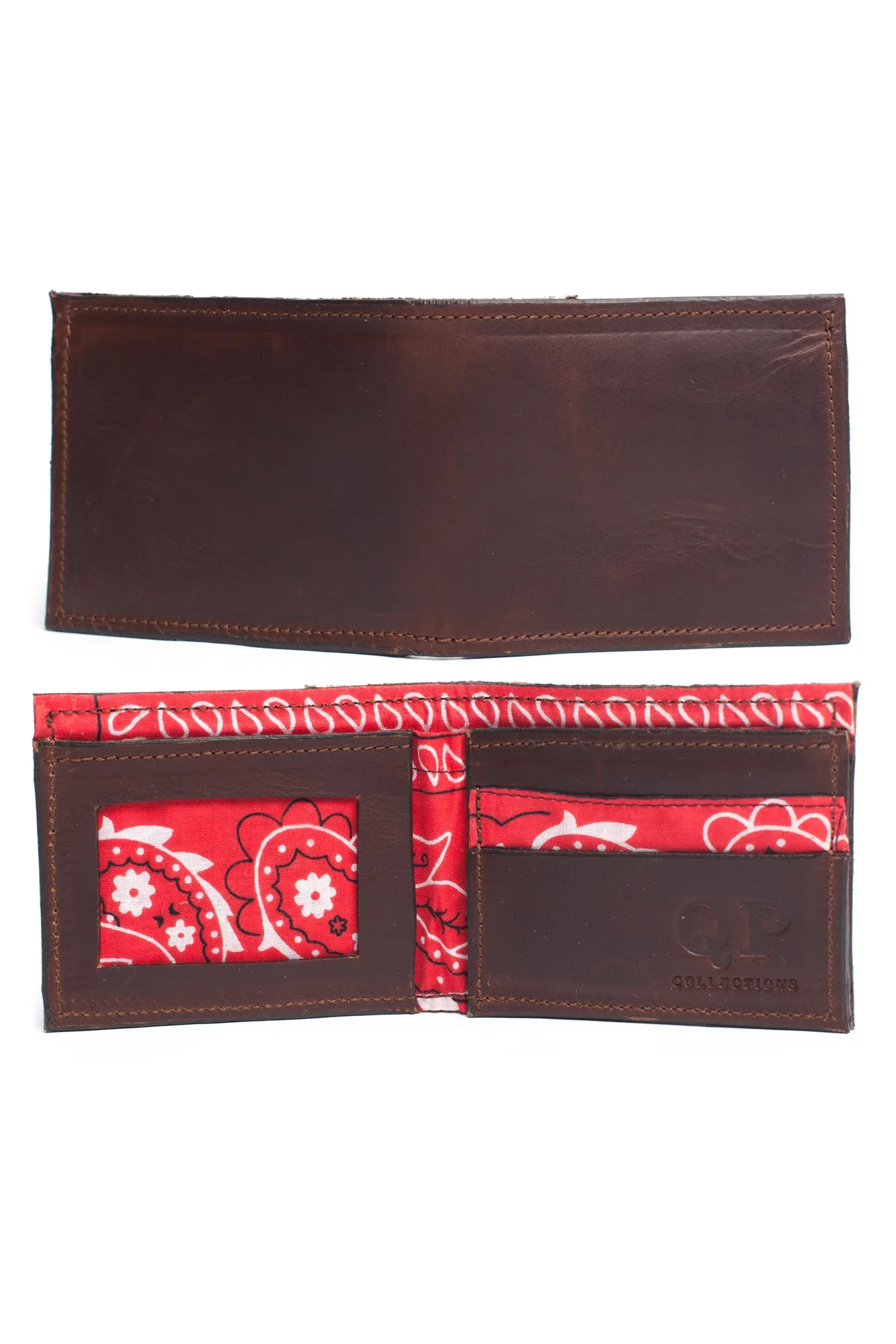 Men's Wallet - Brown Bandanna