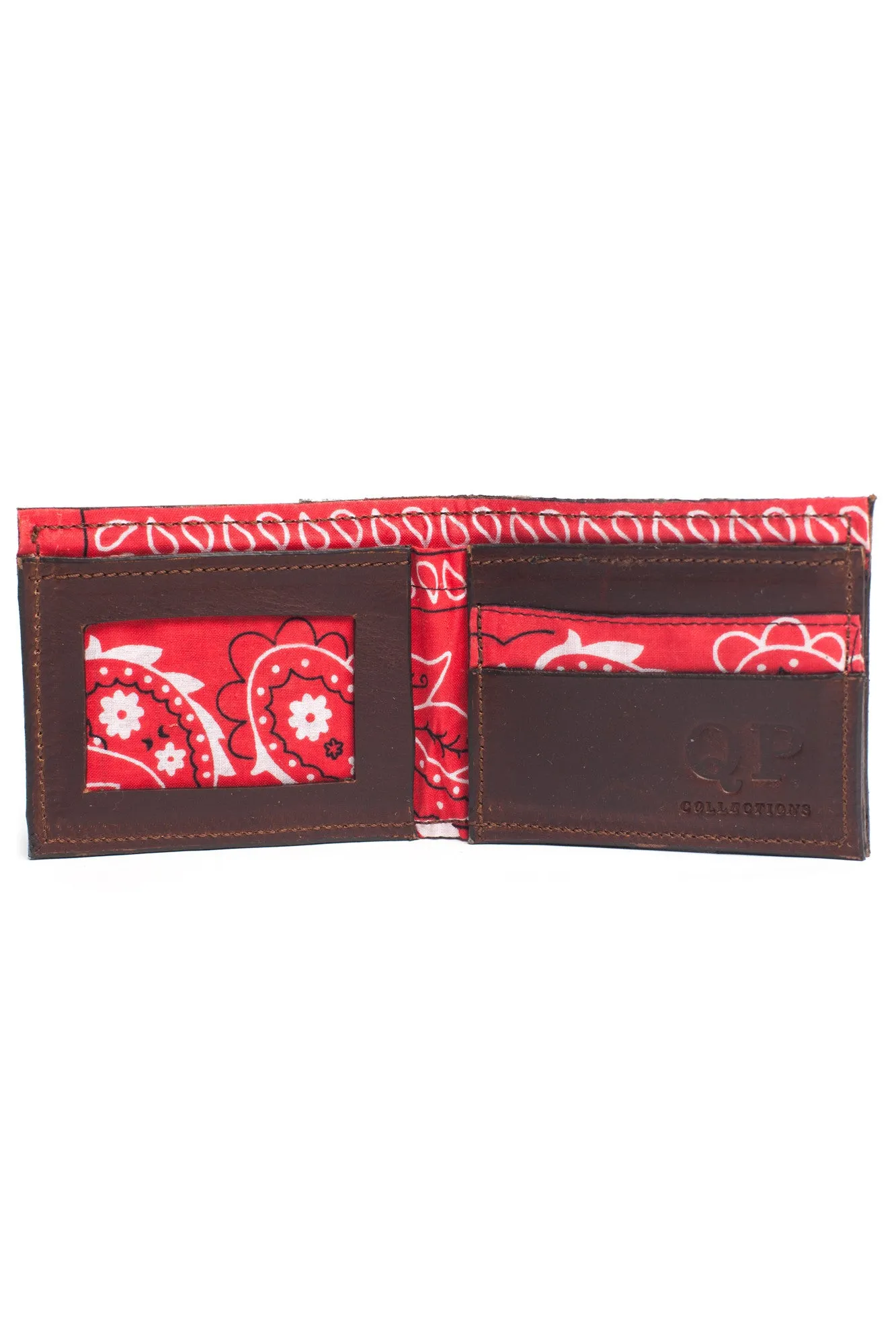 Men's Wallet - Brown Bandanna