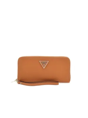Meridian Slg Large Zip Around - Cognac