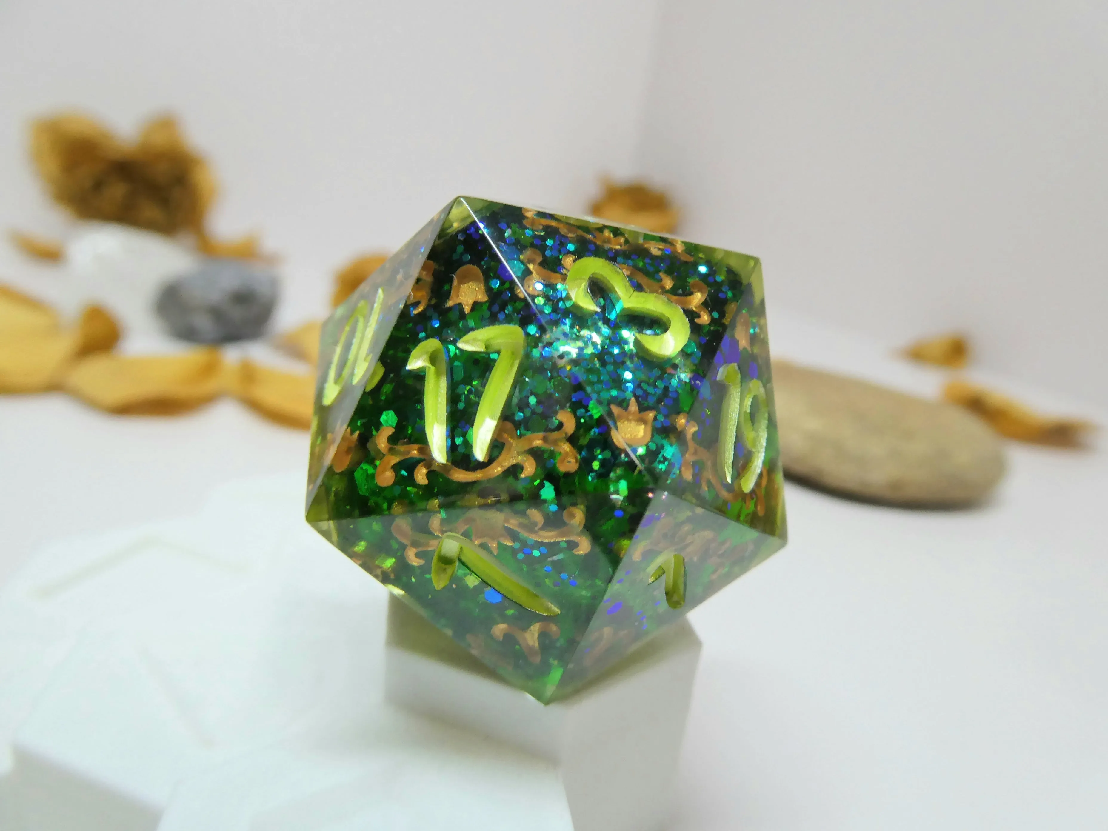 Merrow Intricate Oversized d20