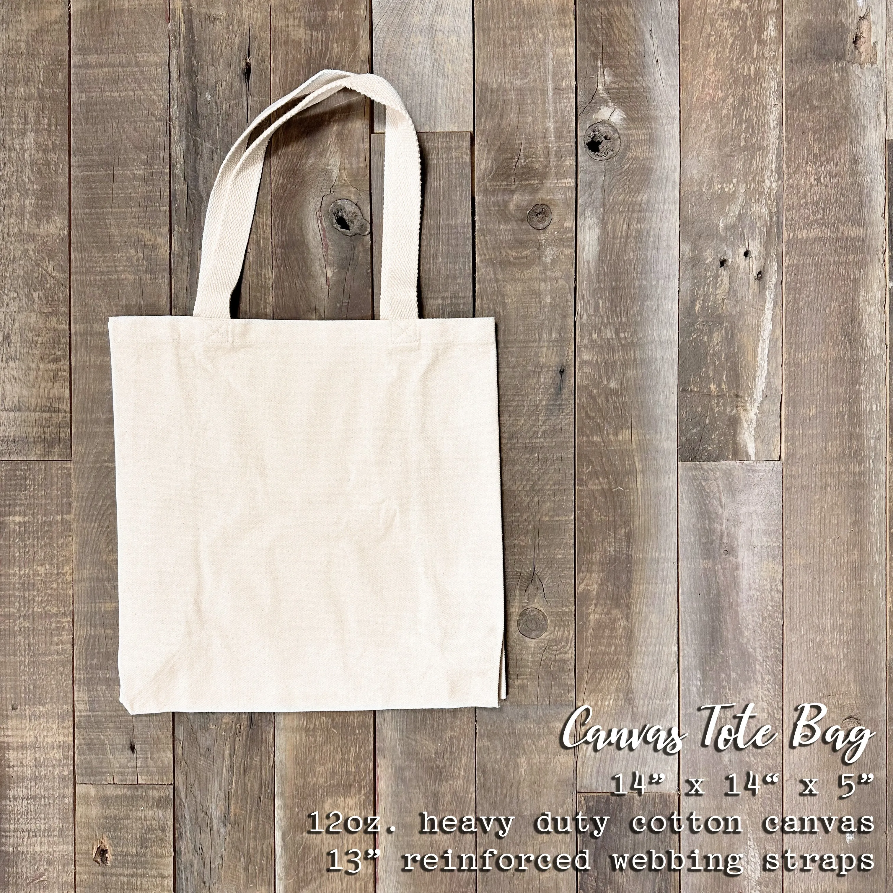 Merry   Bright Script - Christmas Tote Bag