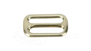 Metal Stamped Slide Silver