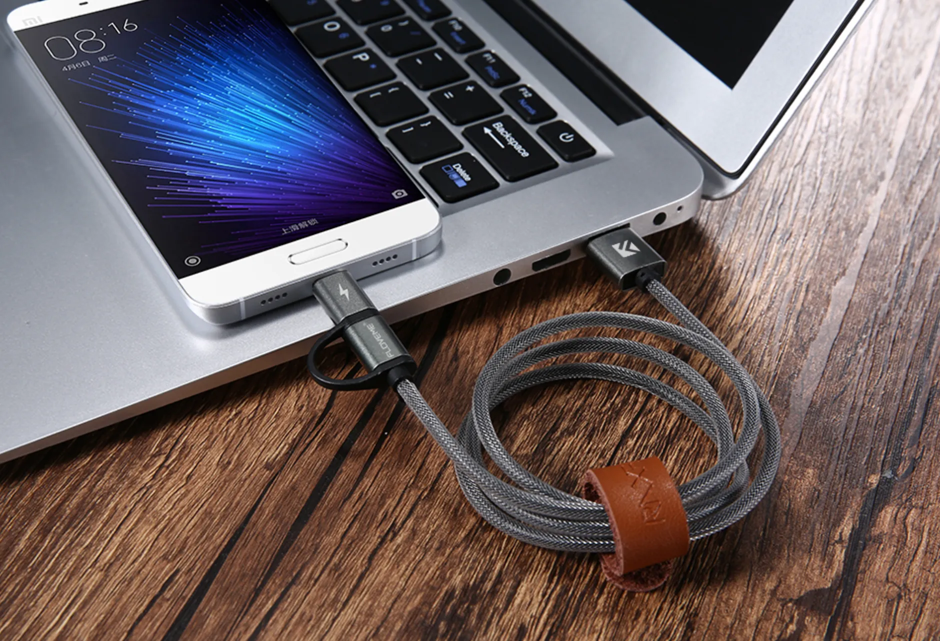 Micro USB   Tipo-C Kevlar Cable USB Cargador rápido QC 3.0 USB-C Móvil Smart phone