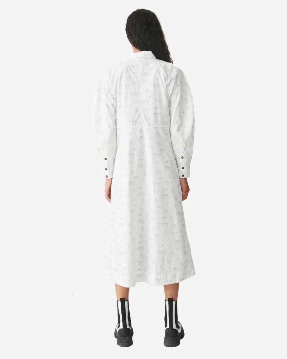 Midi Dress - Bright White