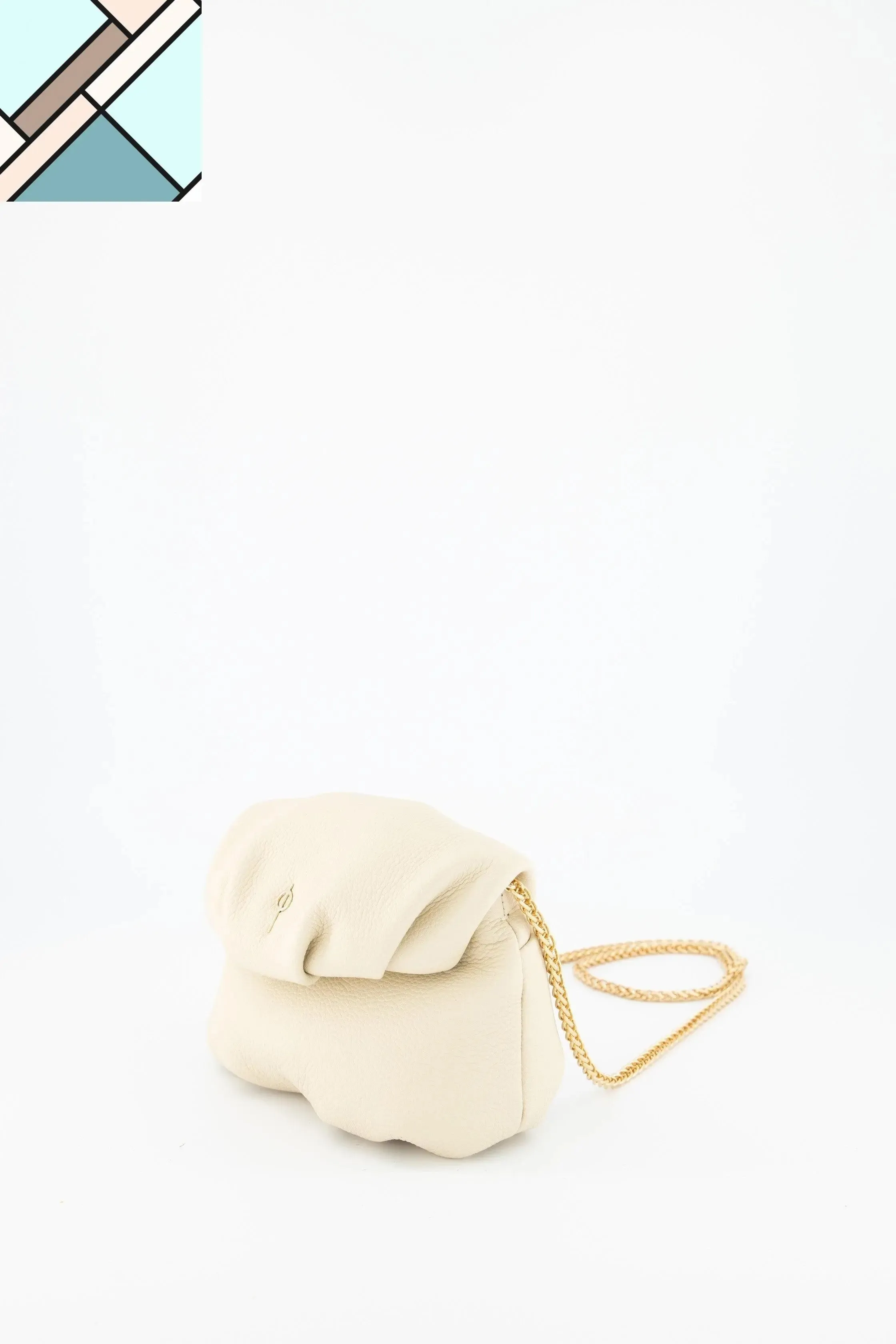 Mini Leda Floater Handbag Black