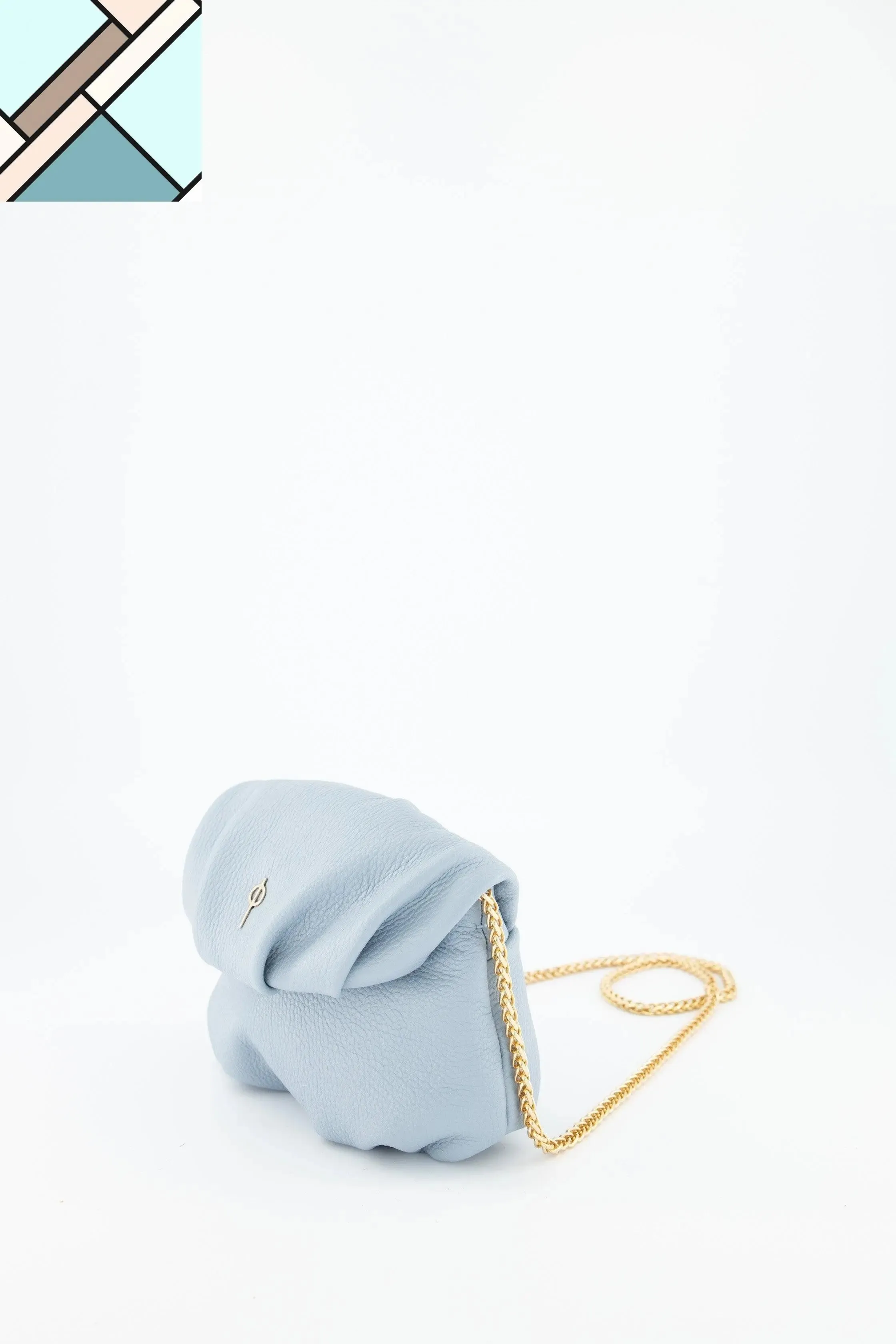 Mini Leda Floater Handbag Black
