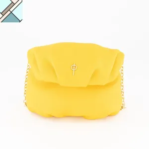 Mini Leda Floater Handbag Yellow