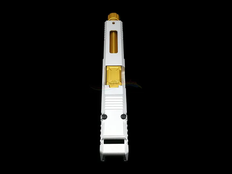 MITA RMR Slide & Threaded Outer Barrel Set For VFC/Umarex G17 (Silver)