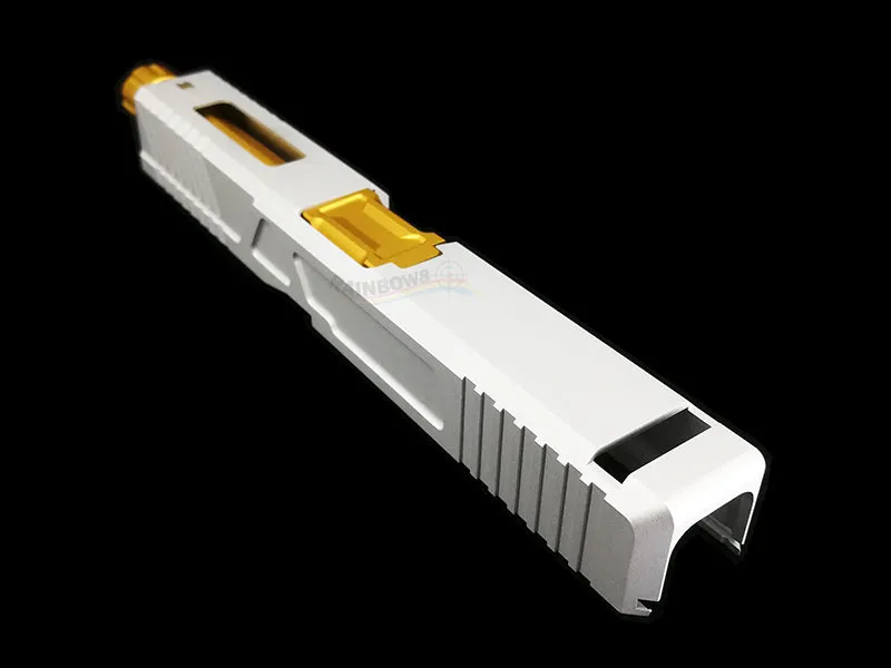 MITA Slide & Threaded Outer Barrel Set For Marui G17 (Silver)